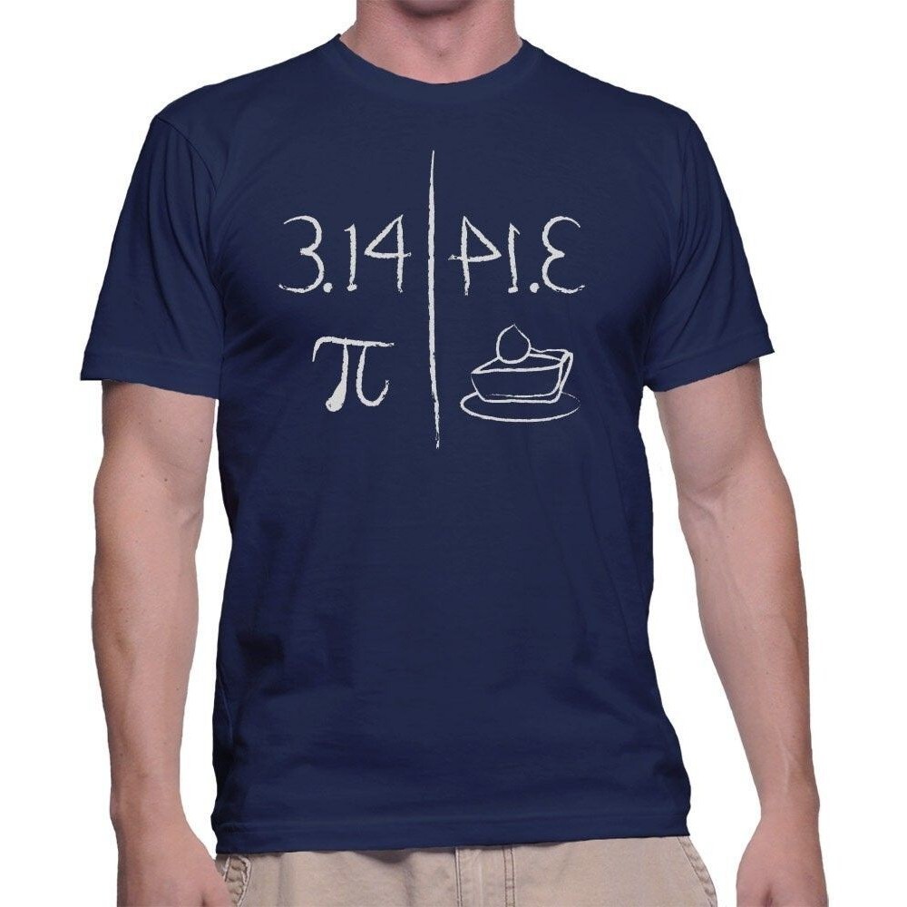 Pi Shirt Pie Shirt Pi Mirrors Pie T Shirt Dad Jokes Blue Men's L